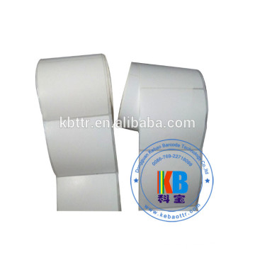 Etiqueta de transferencia de calor personalizada impresa adhesiva papel recubierto de cromo blanco